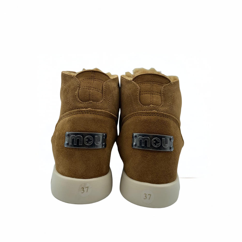Bota Mou Cuña interior Cuero trasera de medida grande