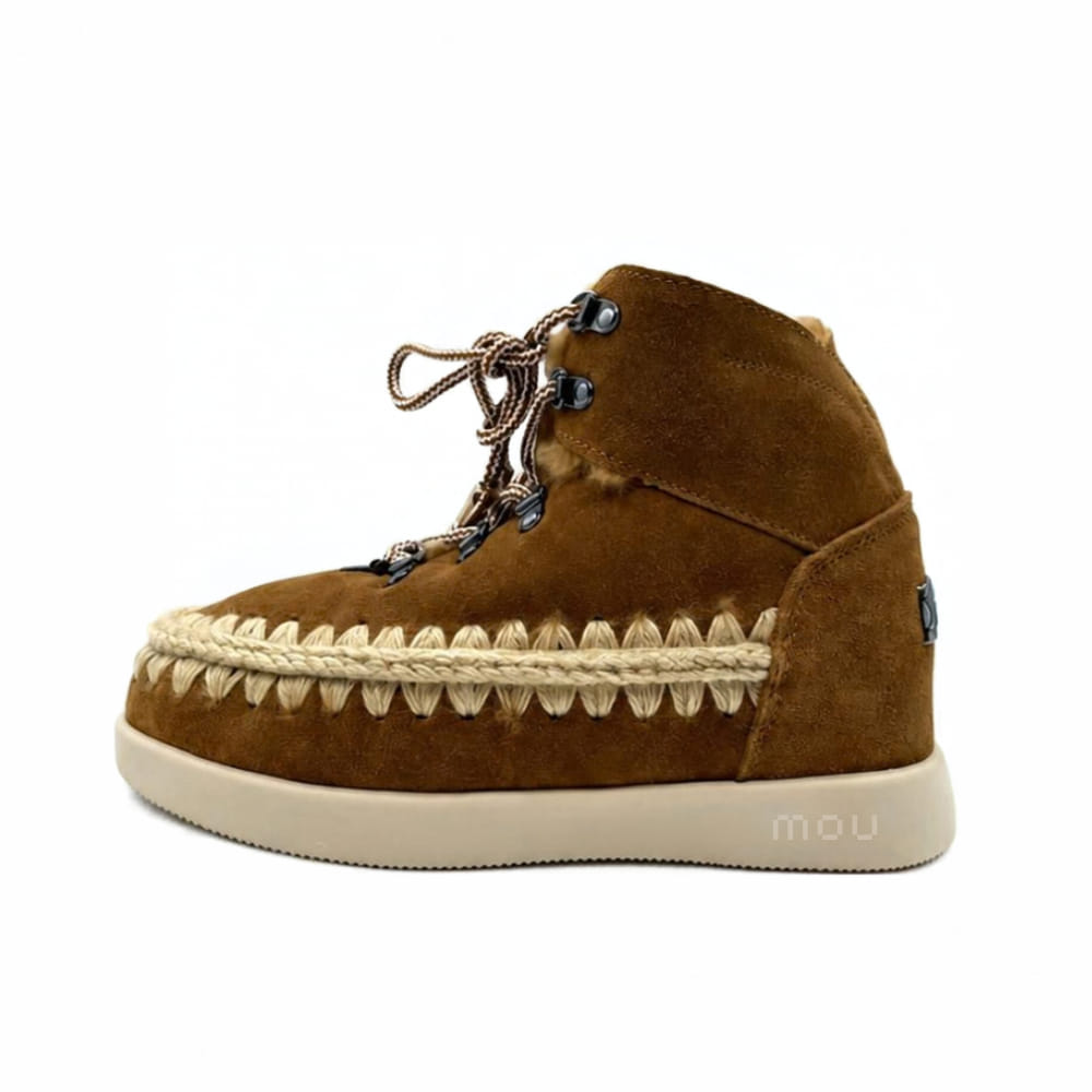 Bota Mou Cuña interior Cuero para mujer de tamaño grande