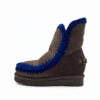 Bota Mou Cuña interior Marrón con ribete Azul para mujer cálidas