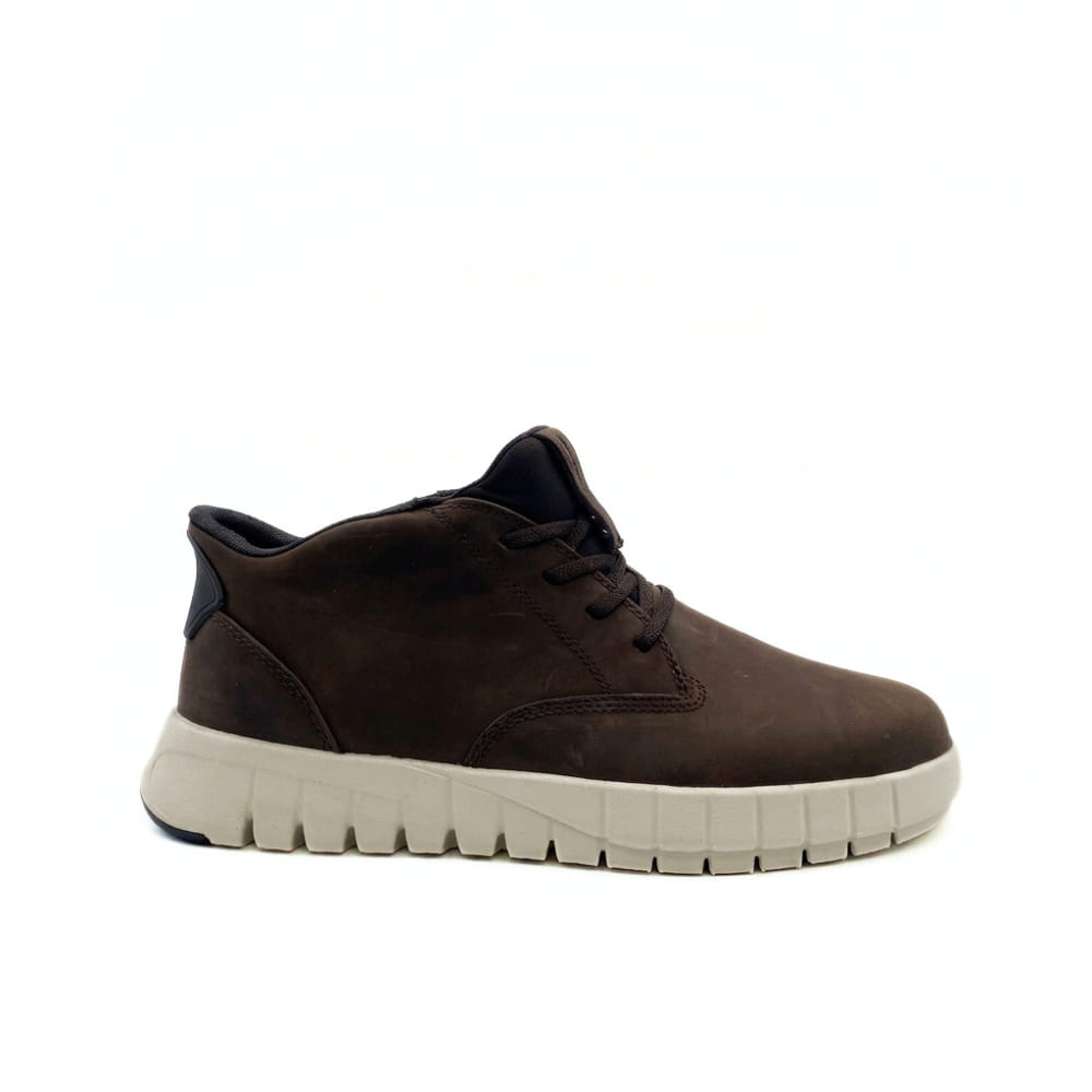 Botas Casual GEOX Men con cordones y suela blanca para hombre