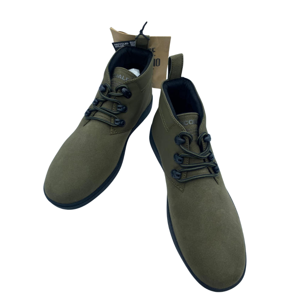Botas Ecológicas ECOALF Hombre en Marrón Tostado perfil con suela resistente