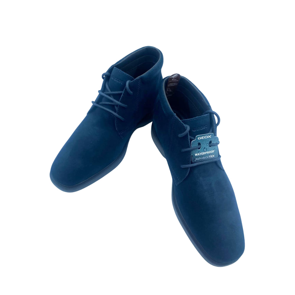 Botas GEOX Men - Azul Marino perfil con tirador trasero
