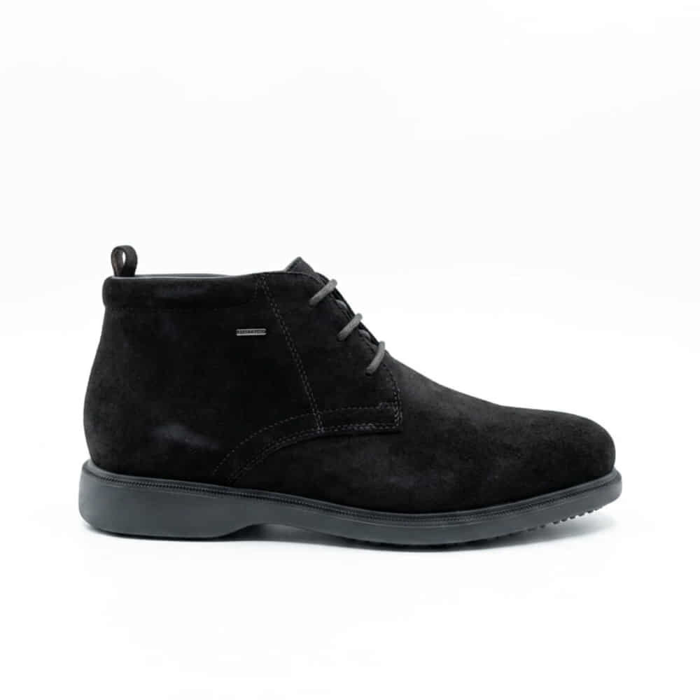 Botas GEOX Men - Marrón chocolate para hombre de ante con tirador