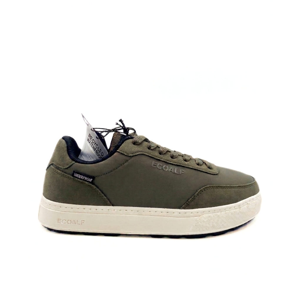 Deportivas Waterproof ECOALF Kaki impermeables y con cordones