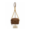 Bolso de hombro Le Camera Rue Madam Marrón cognac de doble cremallera