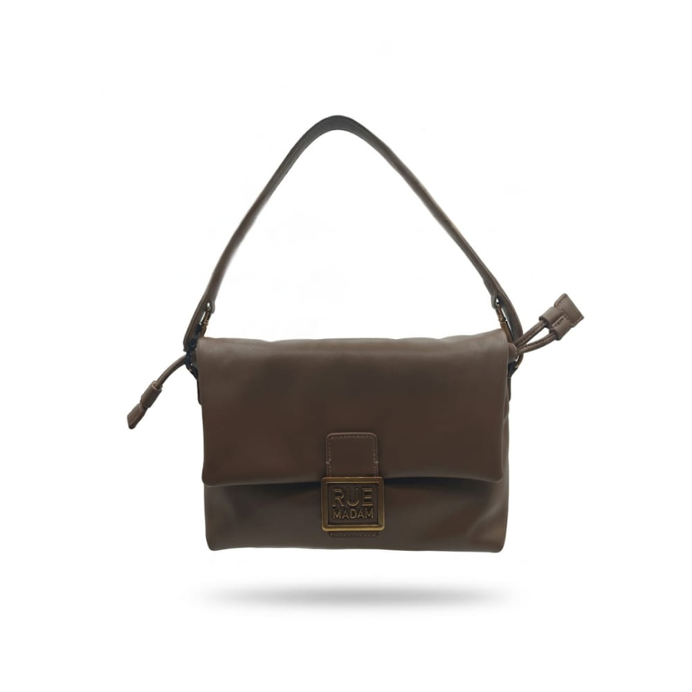 Bolso de hombro Rue Madam de cordón Marrón para mujer