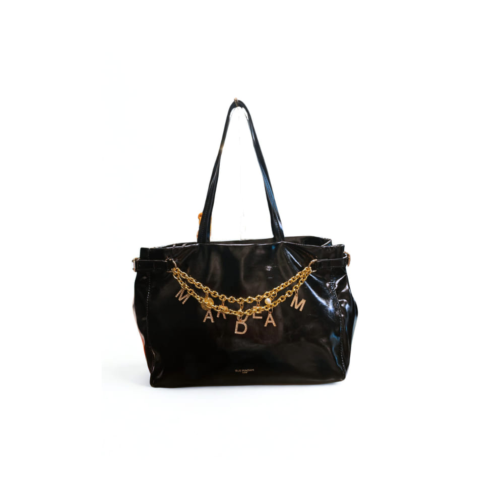 Bolso de mano pequeño de cadenas Negro Rue Madam de mujer