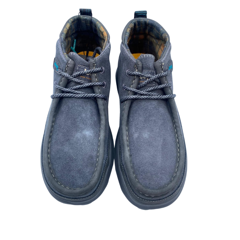 Bota Casual JEEP Gris frente con cordones para chico