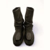 Bota Polaina Sport en Piel Marrón Choco frente con suela track