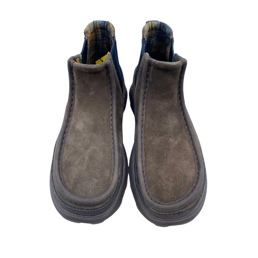 Bota con elásticos Chelsea Marrón frente de suela resistente