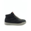 Deportivas Camper chico en Negro con cordones blancos